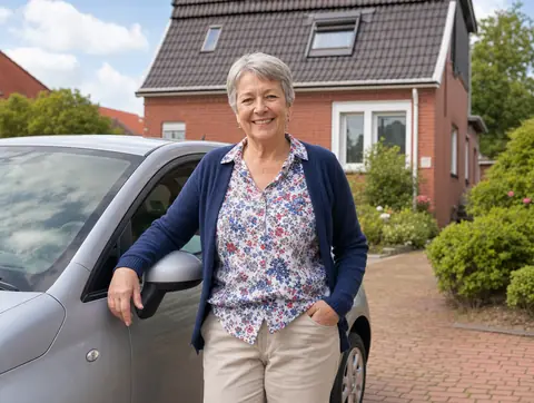 Verkäufer aus Schkeuditz mit dem verkauften Fahrzeug