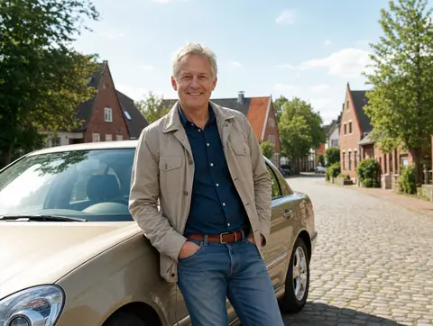 Verkäufer aus Taucha mit dem verkauften Fahrzeug
